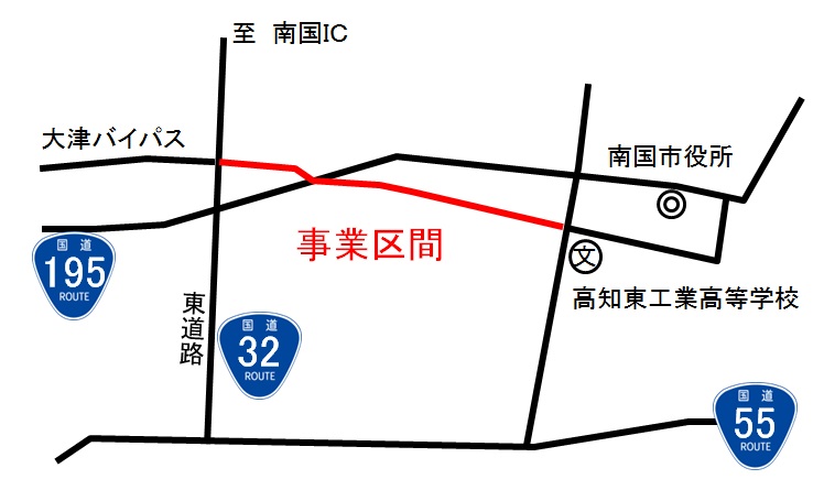 事業区間（位置図）