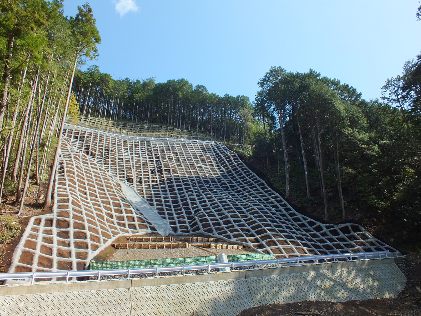 下尾川復旧治山工事完成写真