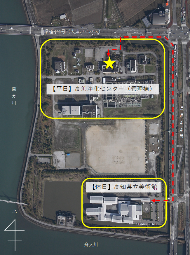 マンホールカード配布場所位置図